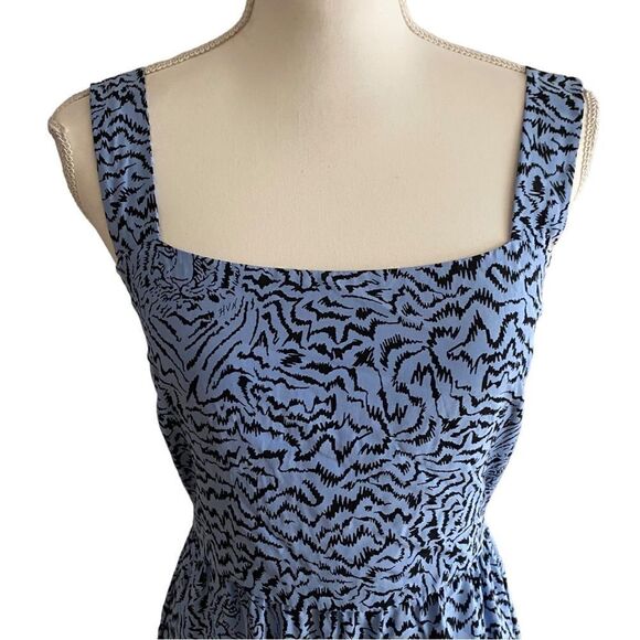 HVN Tender Loving Care Silk Ruffle Olympia Midi Dress Size 2 - Picture 7 of 7